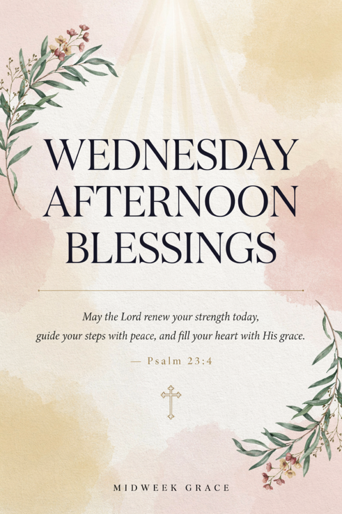 Wednesday Afternoon Blessings
