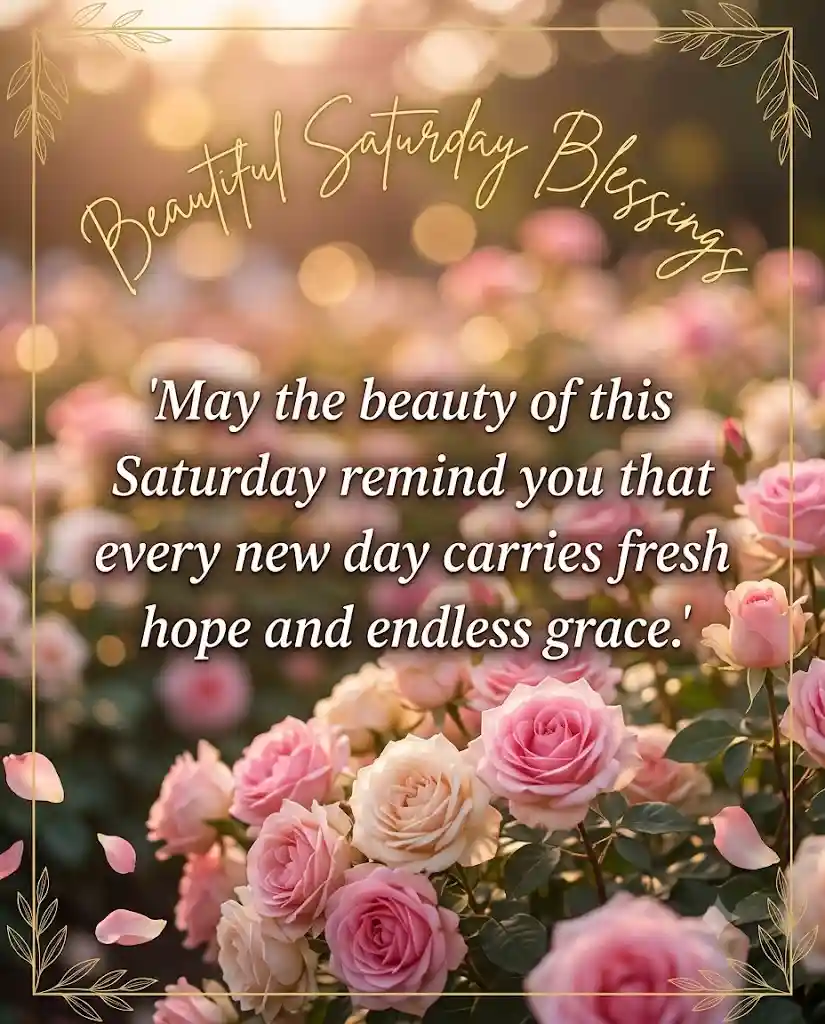 Beautiful Saturday Blessings