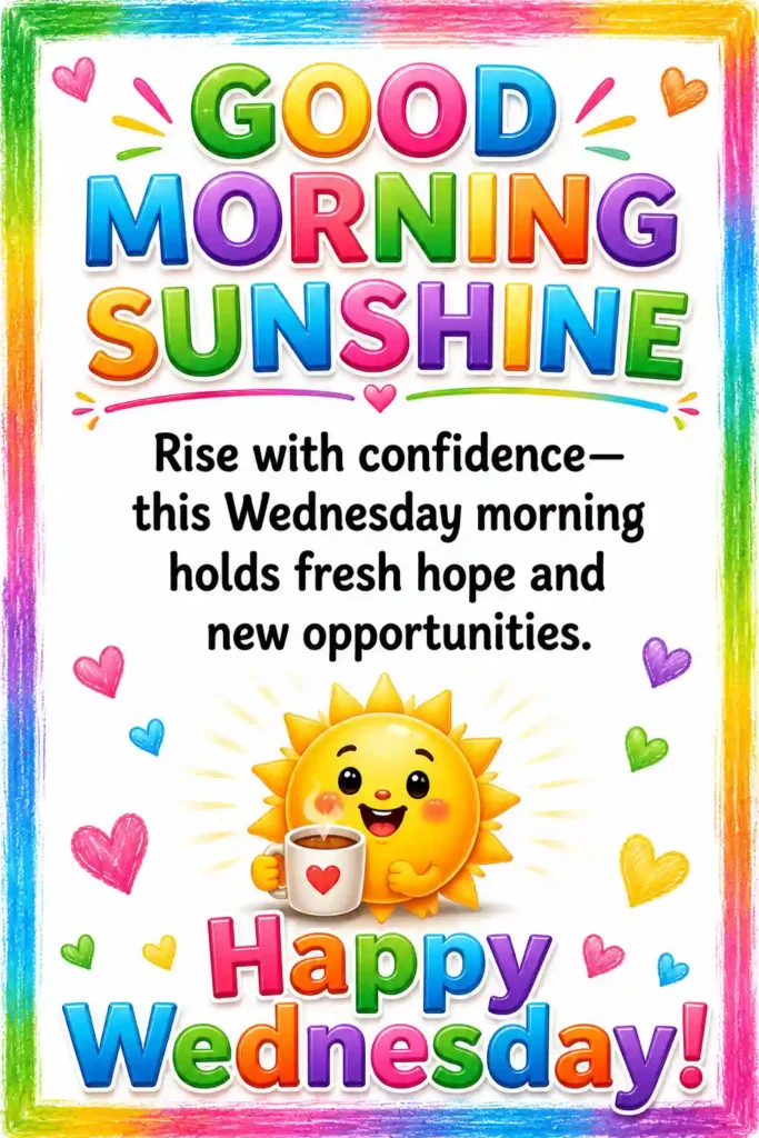 Encouragement Inspirational Good Morning Wednesday Blessings