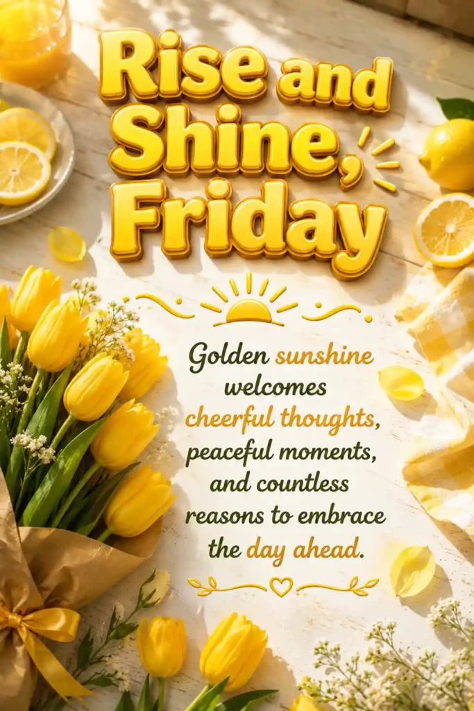 Good Morning Friday Blessings