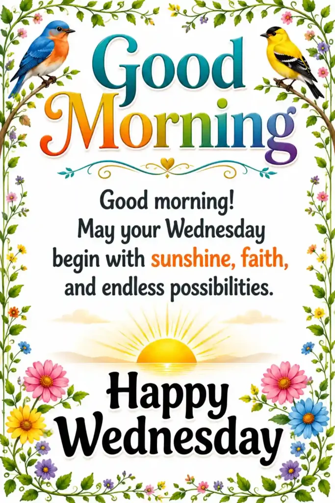 Good Morning Wednesday Blessings