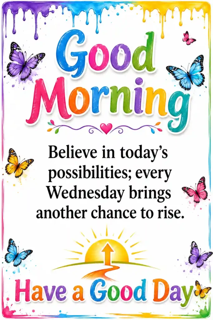 Inspirational Wednesday Blessings