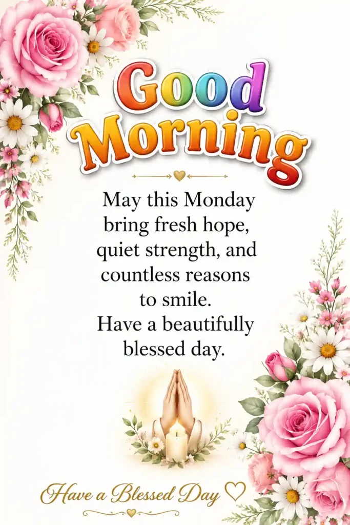 Monday Blessings and Prayers
