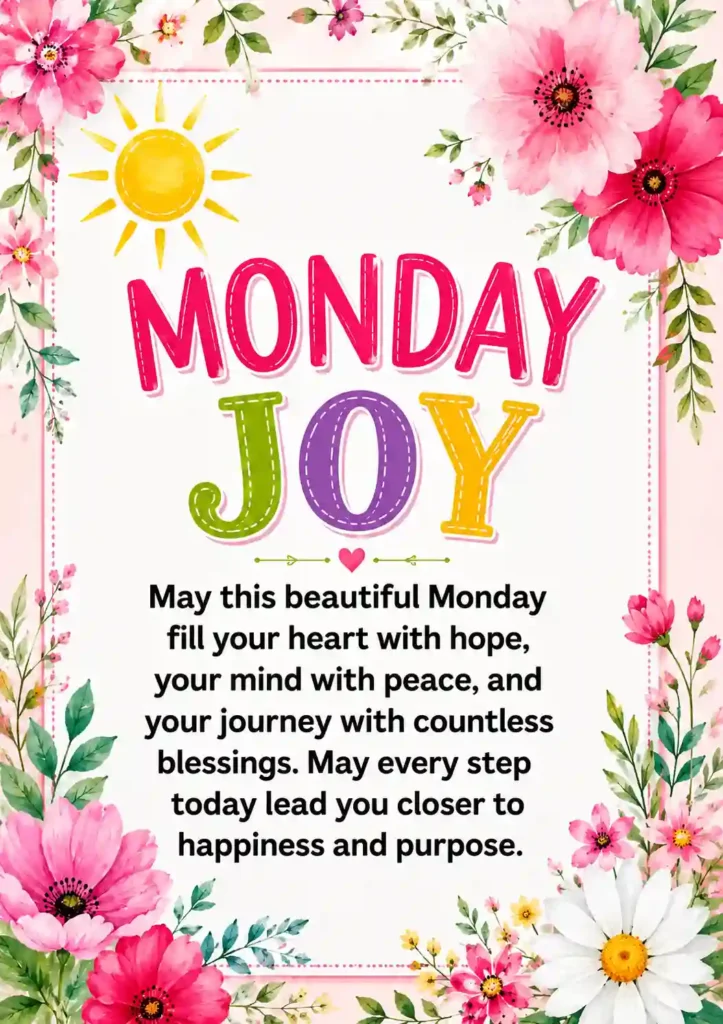 Monday Blessings Images