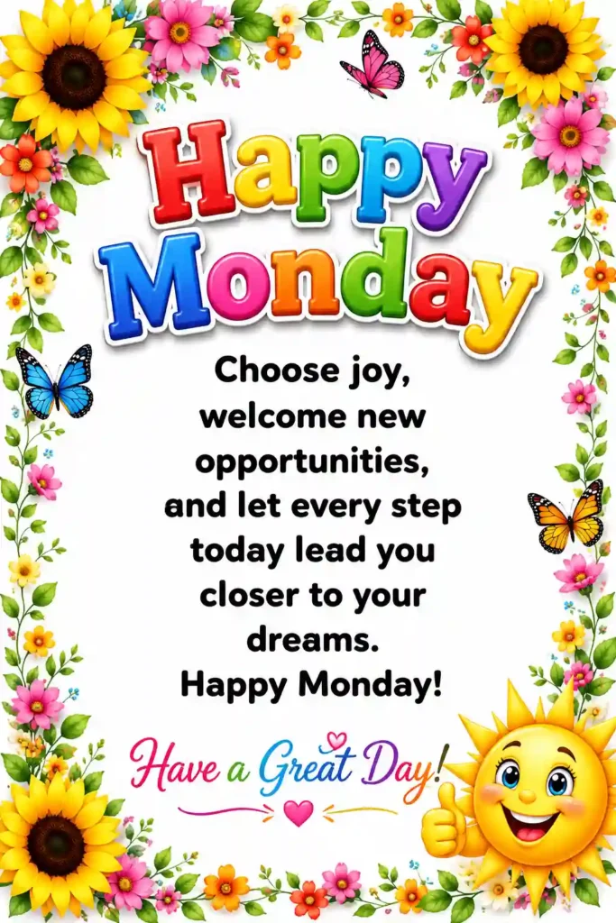 Positive Monday Blessings