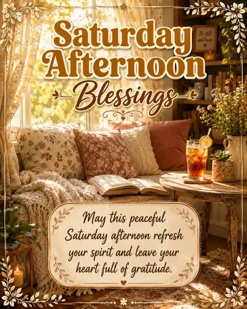 Saturday Afternoon Blessings