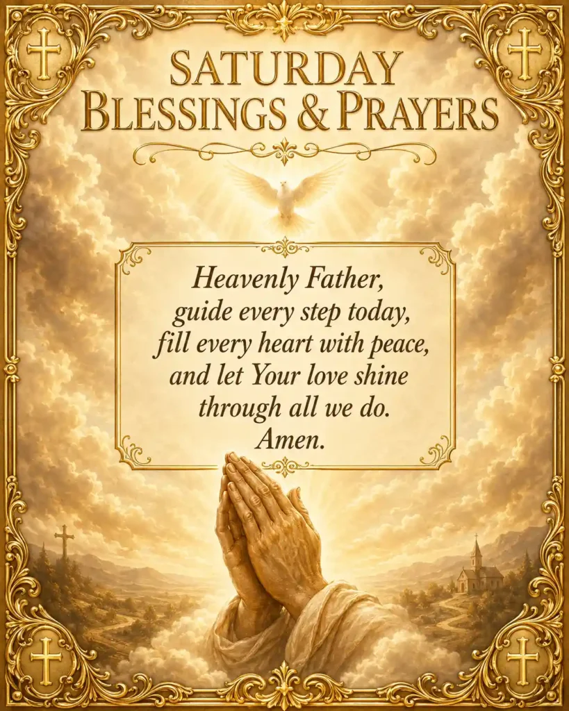 Saturday Blessings and Prayers