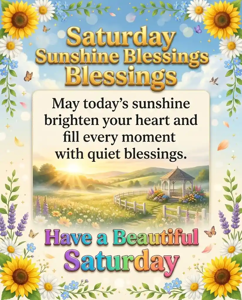 Saturday Blessings Images