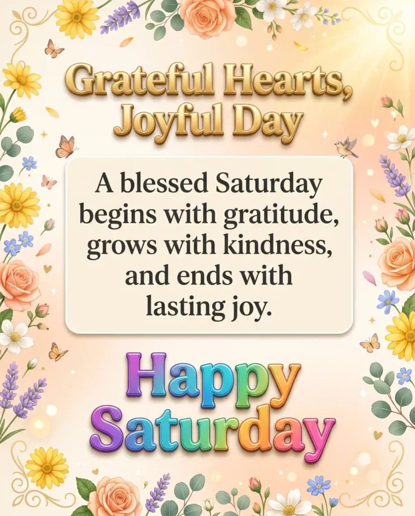 Saturday Blessings Images