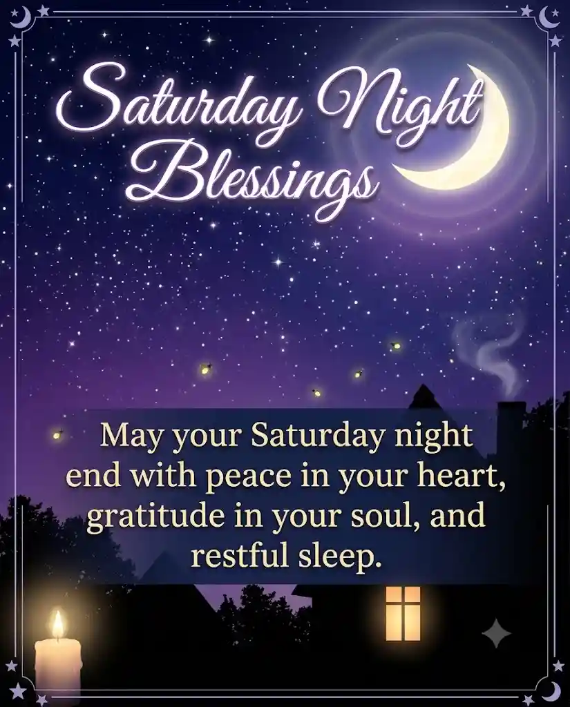 Saturday Night Blessings
