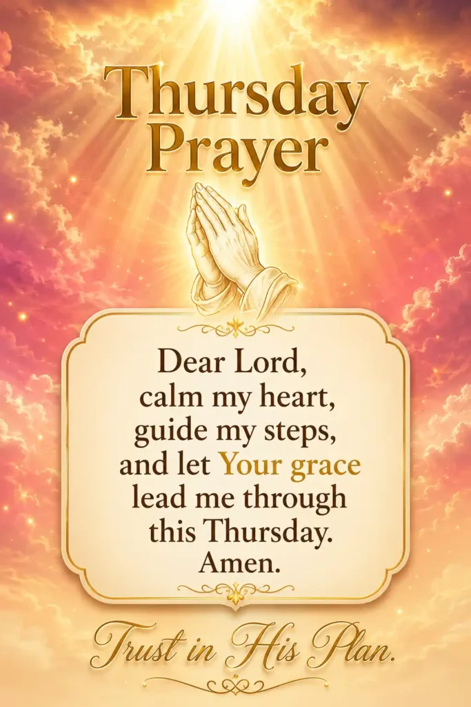 Thursday Blessings and Prayers 