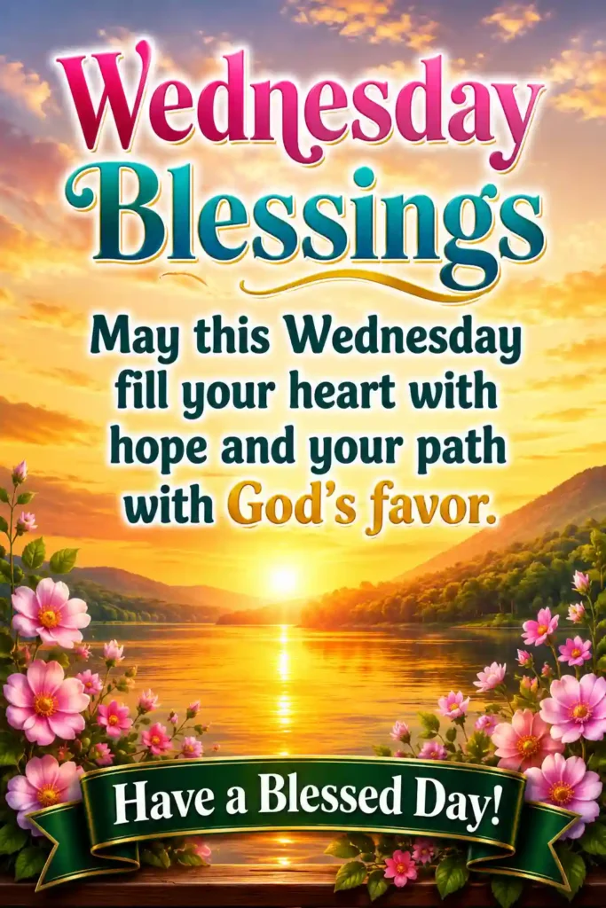 Wednesday Blessings Images