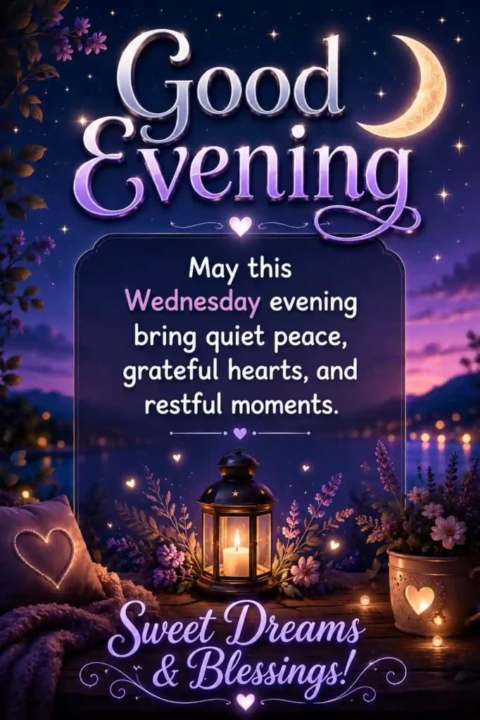 Wednesday Evening Blessings