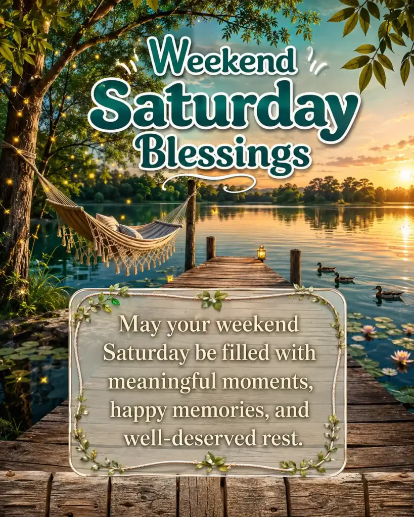 Weekend Saturday Blessings