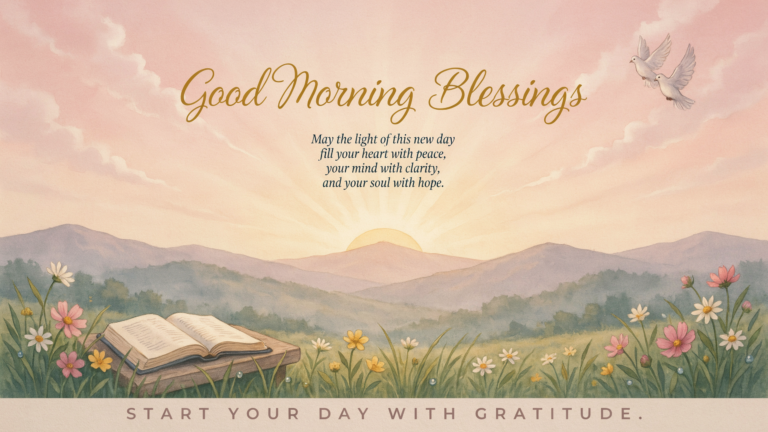 Good Morning Blessings