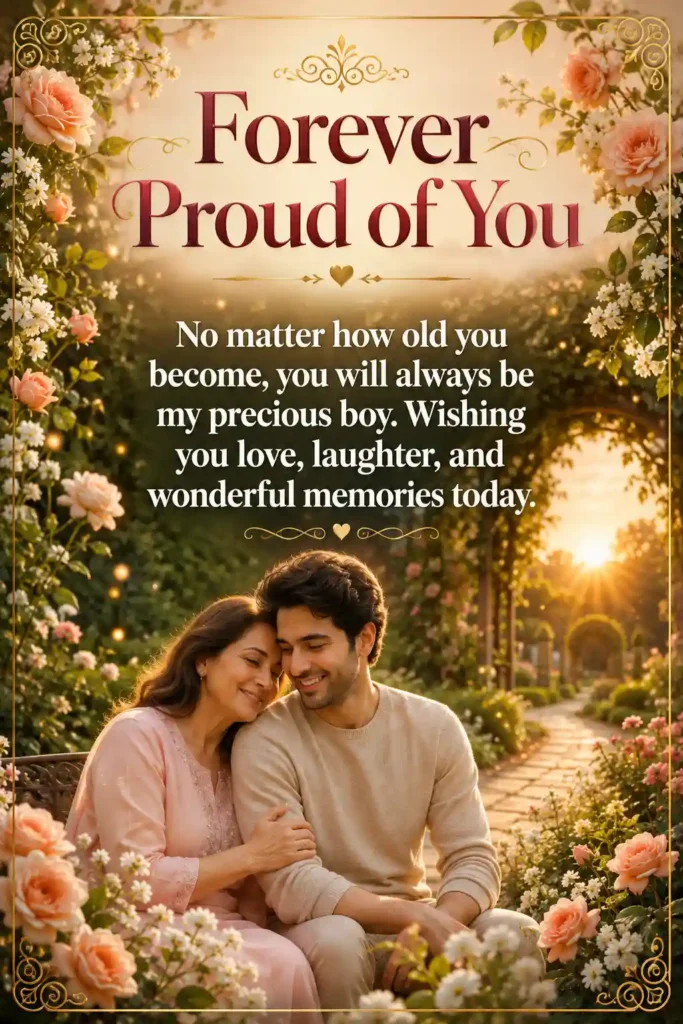 Birthday Wishes for Son from Mom