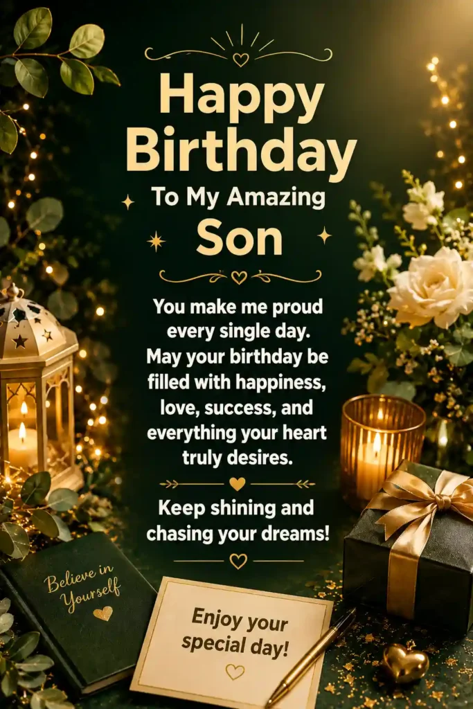 Birthday Wishes for Son