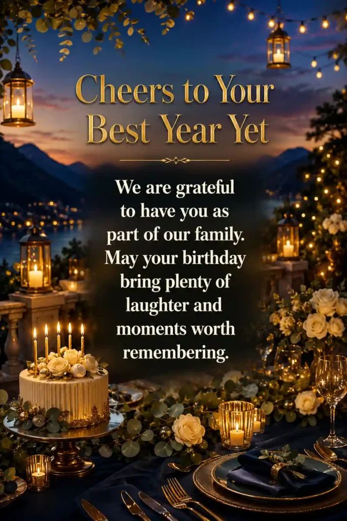 Birthday Wishes for Son in Law