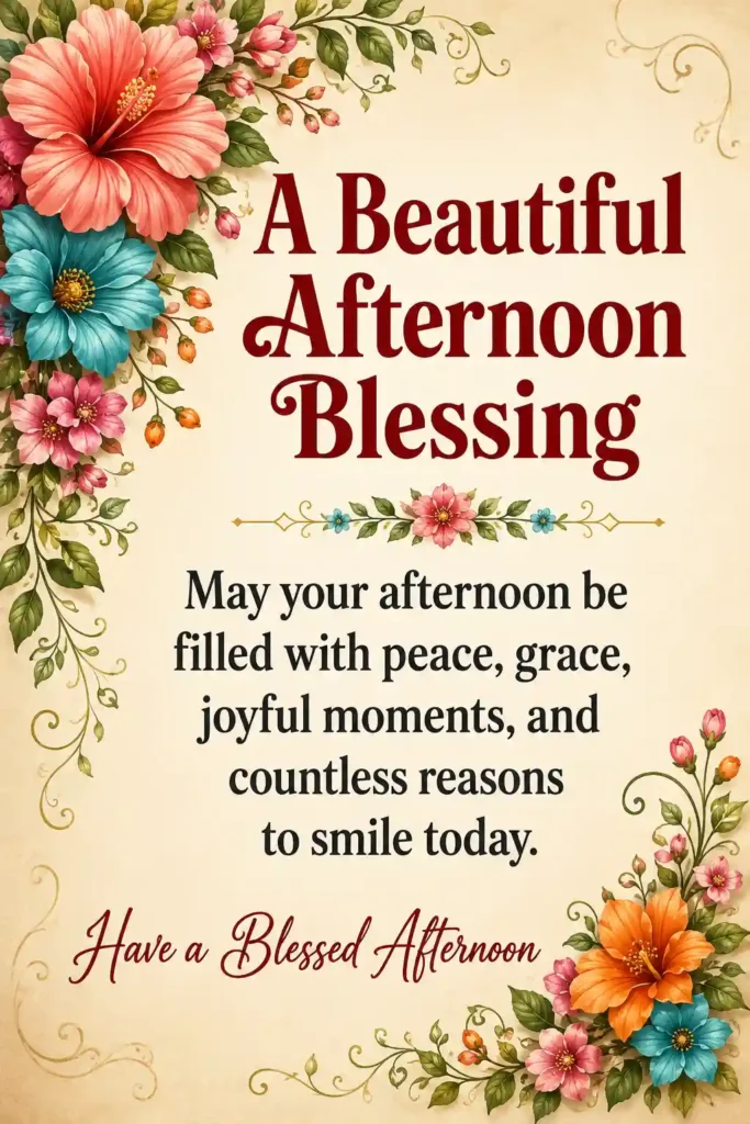 Good Afternoon Blessings Images