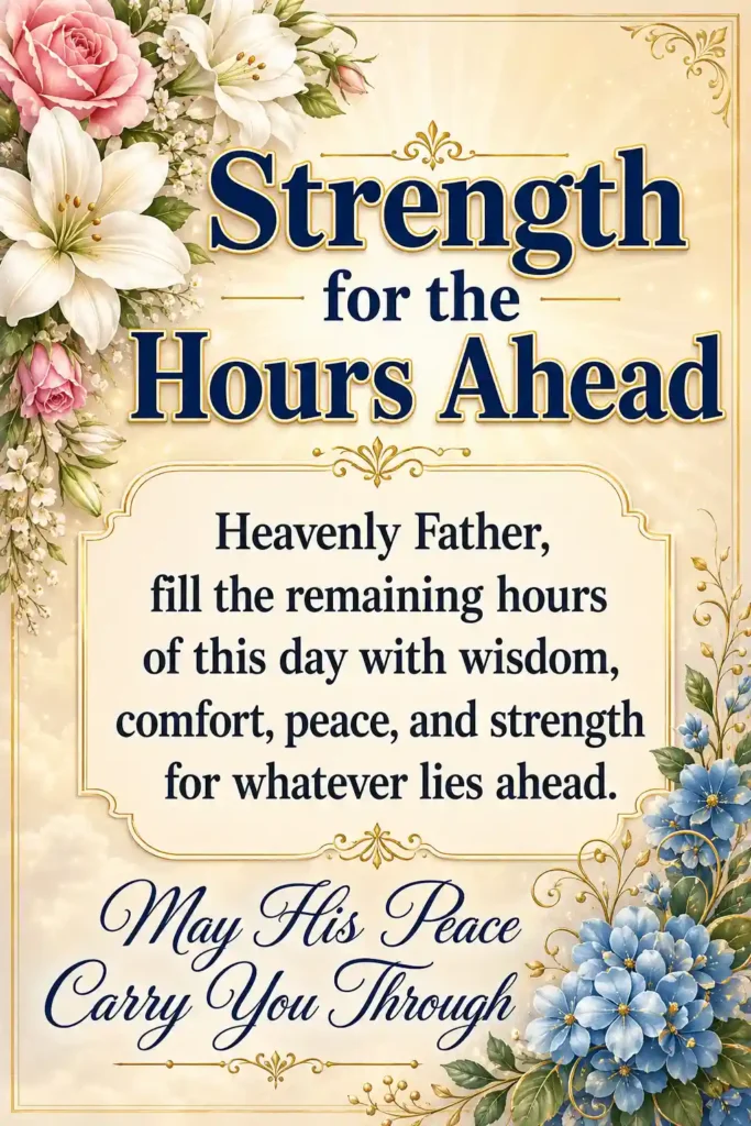 Good Afternoon Prayers and Blessings