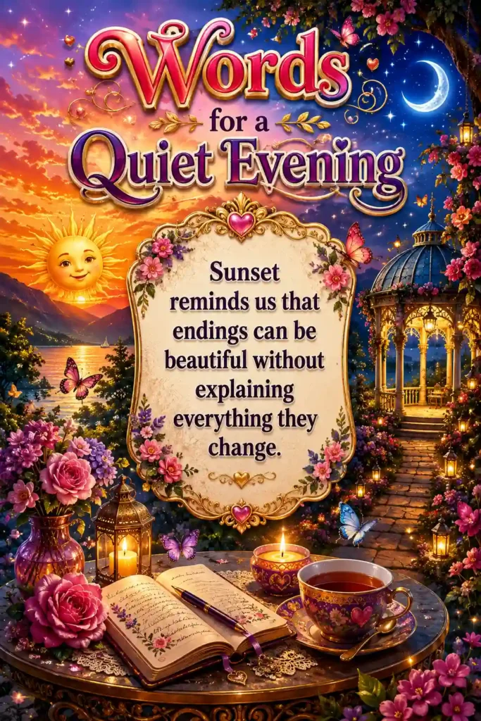 Good Evening Quotes