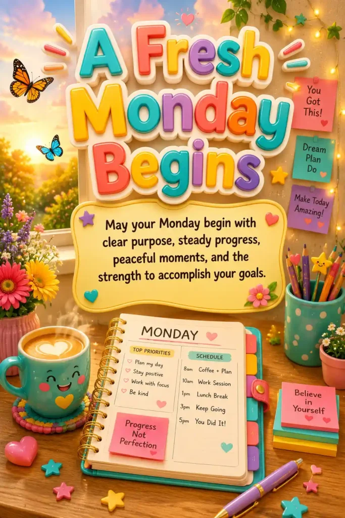 Good morning monday blessings