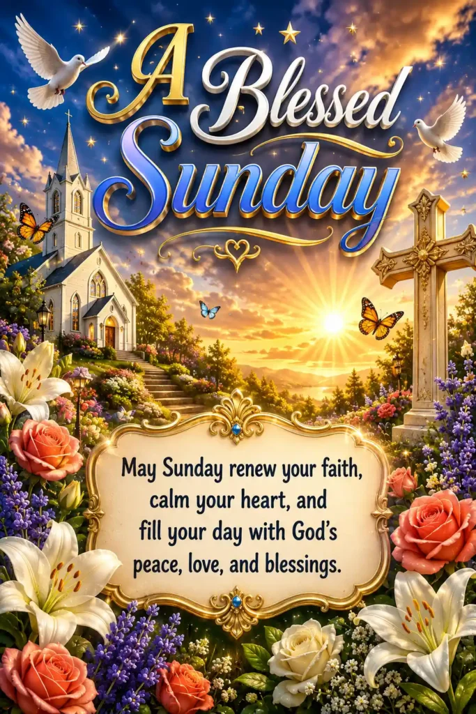 Good morning sunday blessings