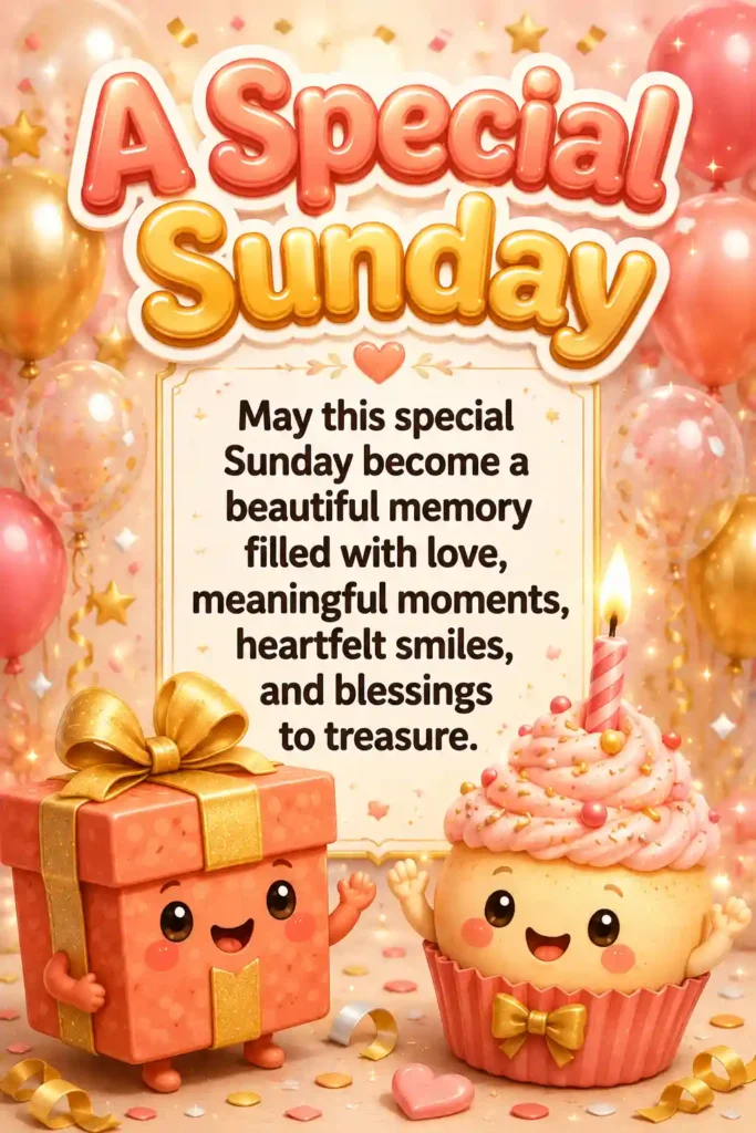 Special Sunday Blessings