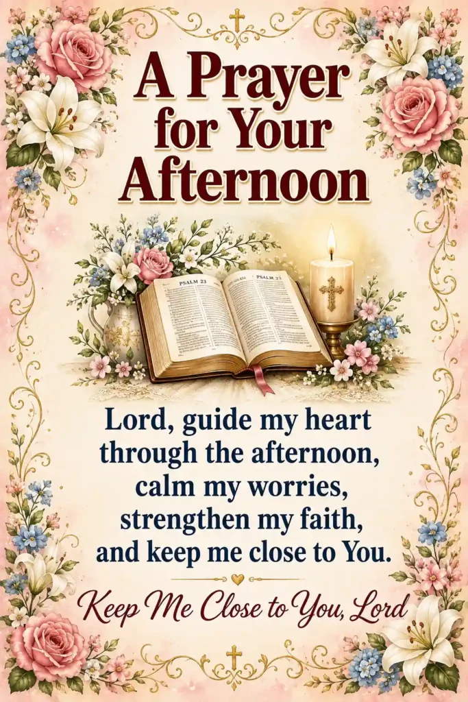 Spiritual Prayer Good Afternoon Blessings