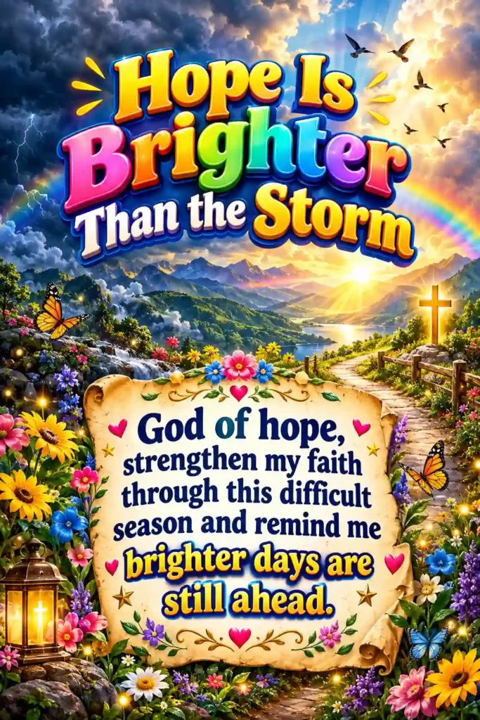 Prayers for Hope During Difficult Times