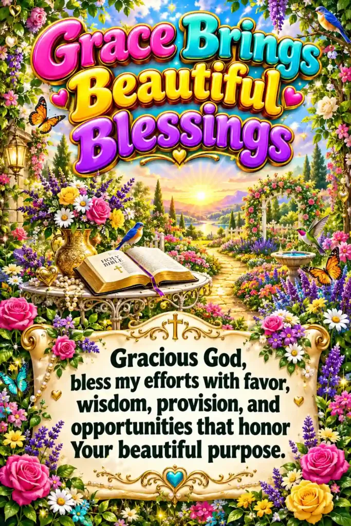 Seeking God’s Blessings and Favor